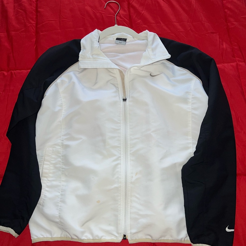 Nike Black and White Track Jacket